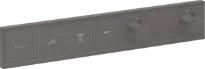 Hansgrohe Rainselect thermostat pour installation encastrée avec 3 fonctions - Brushed Black Chrome