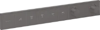 Hansgrohe Rainselect thermostat pour installation encastrée avec 5 fonctions - Brushed Black Chrome