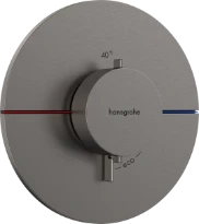 Hansgrohe Showerselect Comfort S thermostat pour installation encastrée avec 1 fonction - Brushed Black Chrome
