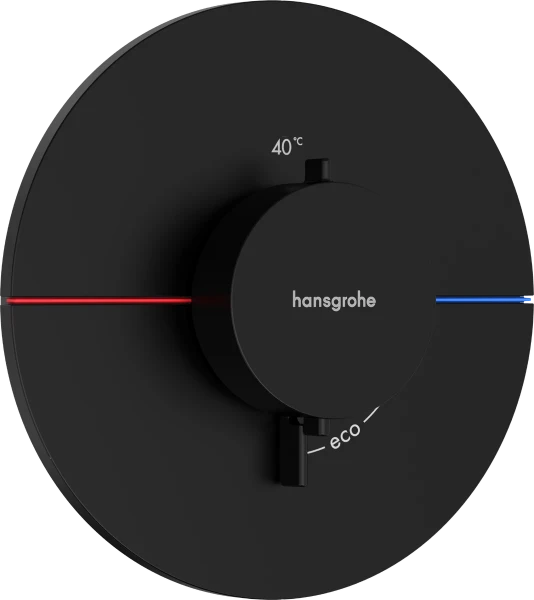 Hansgrohe Showerselect Comfort S thermostat pour installation encastrée avec 1 fonction - noir mat