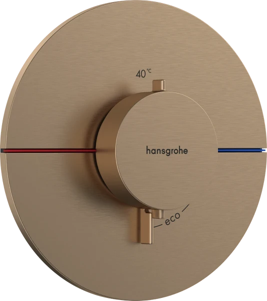 Hansgrohe Showerselect Comfort S thermostat pour installation encastrée avec 1 fonction - Brushed Bronze