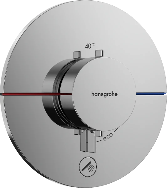 Hansgrohe Showerselect Comfort S thermostat pour installation encastrée avec 1 fonction - chromé