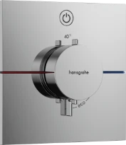 Hansgrohe Showerselect Comfort E thermostat pour installation encastrée avec 1 fonction - chromé