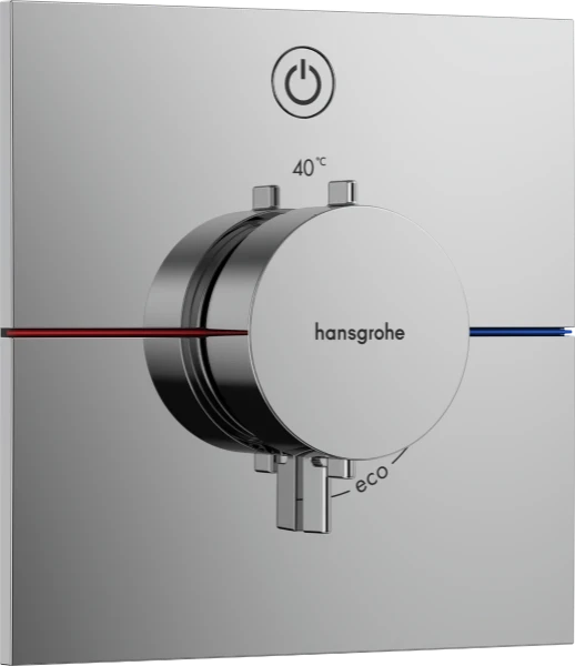 Hansgrohe Showerselect Comfort E thermostat pour installation encastrée avec 1 fonction - chromé
