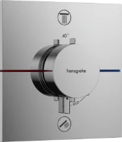 Hansgrohe Showerselect Comfort E robinet thermostatique encastré avec 2 fonctions - chromé