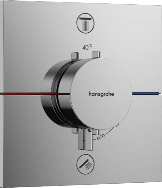 Hansgrohe Showerselect Comfort E robinet thermostatique encastré avec 2 fonctions - chromé