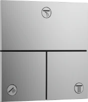 Hansgrohe Showerselect Comfort E inverseur encastré avec 3 fonctions - chromé