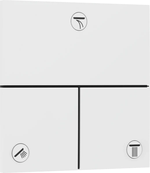 Hansgrohe Showerselect Comfort E inverseur encastré avec 3 fonctions - blanc mat