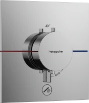 Hansgrohe Showerselect Comfort E thermostat pour installation encastrée avec 1 fonction avec extra uitgang - chromé