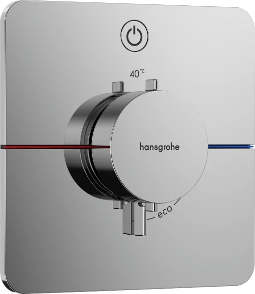Hansgrohe Showerselect Comfort Q thermostat pour installation encastrée avec 1 fonction - chromé