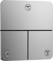 Hansgrohe Showerselect Comfort Q inverseur encastré avec 3 fonctions - chromé