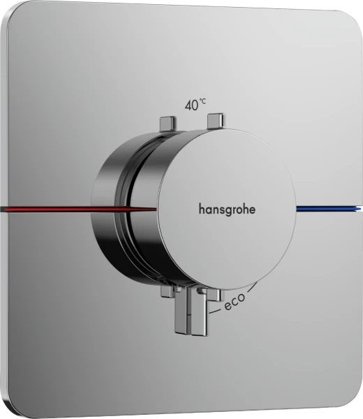Hansgrohe Showerselect Comfort Q thermostat pour installation encastrée avec 1 fonction - chromé