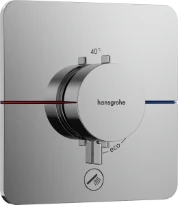 Hansgrohe Showerselect Comfort Q thermostat pour installation encastrée avec 1 fonction avec extra uitgang - chromé