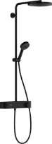 Hansgrohe Pulsify S Showerpipe 260 mm 1jet écosmart avec Showertablette Select 401 - noir mat