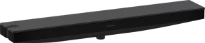Hansgrohe Rainfinity Fixfit Porter 500 mm avec support de douche à main à gauche - noir mat