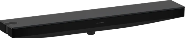 Hansgrohe Rainfinity Fixfit Porter 500 mm avec support de douche à main à gauche - noir mat