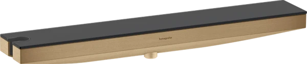 Hansgrohe Rainfinity Fixfit Porter 500 mm avec support de douche à main à gauche - Brushed Bronze