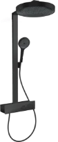 Hansgrohe Rainfinity Showerpipe 360 mm 1jet avec Showertablette 350 - noir mat