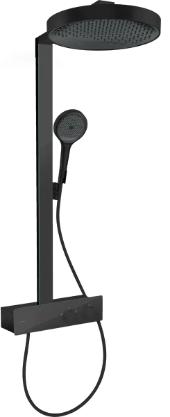 Hansgrohe Rainfinity Showerpipe 360 mm 1jet avec Showertablette 350 - noir mat