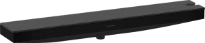 Hansgrohe Rainfinity Fixfit Porter 500 mm avec support de douche à main à droite - noir mat