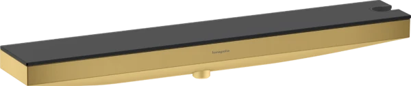 Hansgrohe Rainfinity Fixfit Porter 500 mm avec support de douche à main à droite - Polished Gold Optic