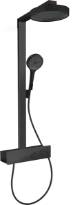 Hansgrohe Rainfinity Showerpipe 250 1jet écosmart avec Showertablette 350 - noir mat