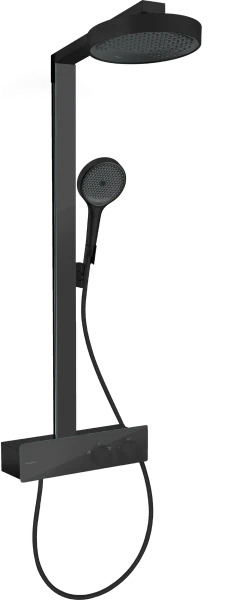 Hansgrohe Rainfinity Showerpipe 250 1jet écosmart avec Showertablette 350 - noir mat