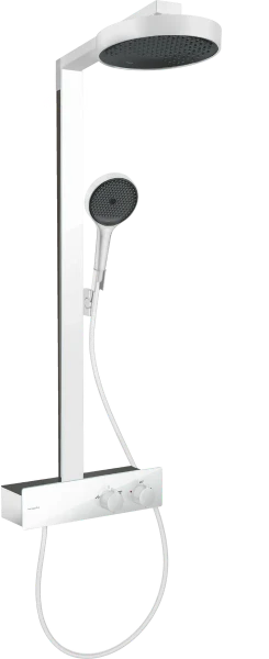 Hansgrohe Rainfinity Showerpipe 250 mm 1jet avec ShowerTablet 351 - blanc mat