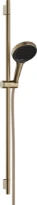 Hansgrohe Rainfinity doucheset 900 mm - douchette S Puro 130 3jet - Designflex flexible de douche 1600 mm - Brushed Bronze