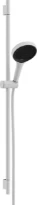 Hansgrohe Rainfinity doucheset 900 mm - douchette S Puro 130 3jet - Designflex flexible de douche 1600 mm - blanc mat
