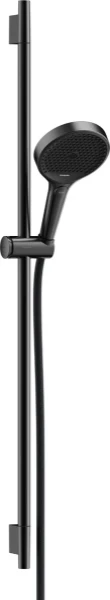 Hansgrohe Rainfinity doucheset 900 mm - douchette S Puro 130 3jet EcoSmart - Designflex flexible de douche 1600 mm - Brushed Black Chrome