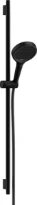 Hansgrohe Rainfinity set de douche 900 mm - douchette S Puro 130 3 jets écosmart - Designflex flexible de douche 1600 mm - noir mat