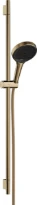 Hansgrohe Rainfinity doucheset 900 mm - douchette S Puro 130 3jet EcoSmart - Designflex flexible de douche 1600 mm - Polished Gold Optic