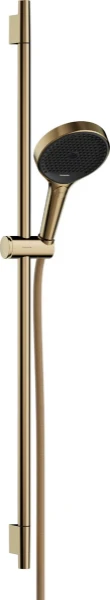 Hansgrohe Rainfinity doucheset 900 mm - douchette S Puro 130 3jet EcoSmart - Designflex flexible de douche 1600 mm - Polished Gold Optic