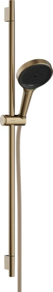 Hansgrohe Rainfinity doucheset 900 mm - douchette S Puro 130 3jet EcoSmart - Designflex flexible de douche 1600 mm - Brushed Bronze