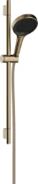 Hansgrohe Rainfinity set de douche 650 mm - douchette S Puro 130 3 jets - Designflex flexible de douche 1600 mm - bronze brossé