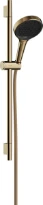 Hansgrohe Rainfinity doucheset 650 mm - douchette S Puro 130 3jet - Designflex flexible de douche 1600 mm - Polished Gold Optic