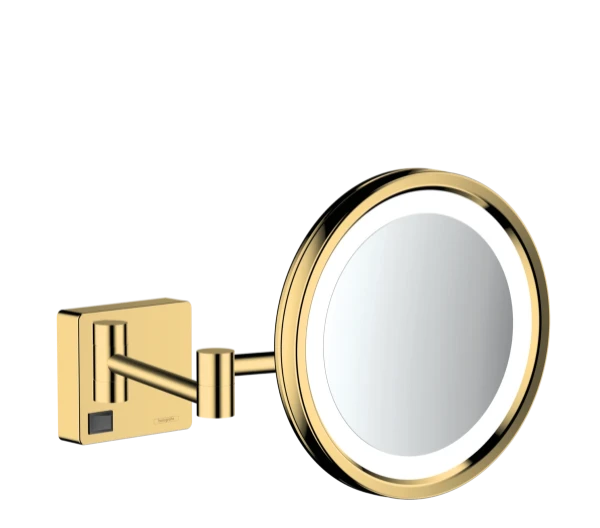 Hansgrohe AddStoris miroir de rasage avec éclairage LED - Polished Gold Optic