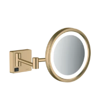 Hansgrohe AddStoris miroir de rasage avec éclairage LED - bronze brossé