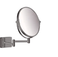 Hansgrohe AddStoris miroir de rasage - noir chromé brossé