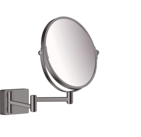 Hansgrohe AddStoris miroir de rasage - noir chromé brossé