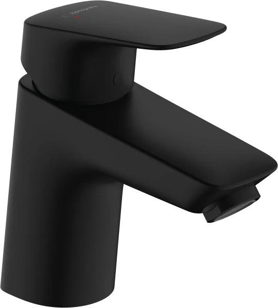 Hansgrohe Logis 70 mitigeur de lavabo avec click-clack - noir mat