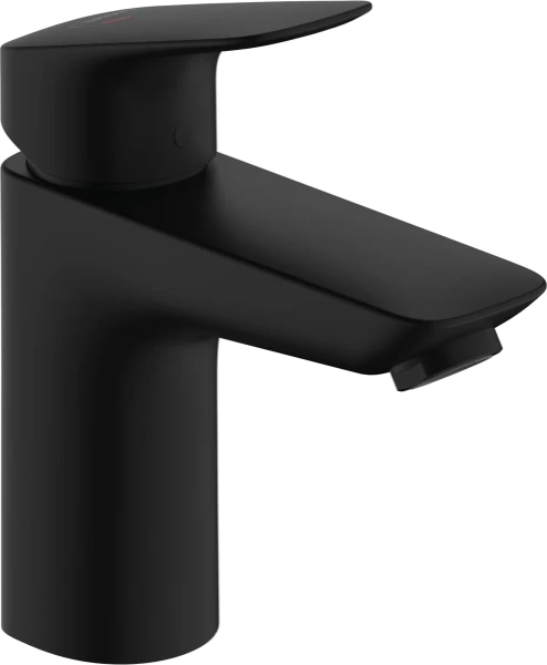 Hansgrohe Logis 100 mitigeur de lavabo avec vidage - CoolStart - noir mat