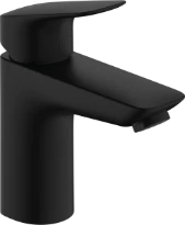 Hansgrohe Logis 100 mitigeur de lavabo avec click-clack - noir mat