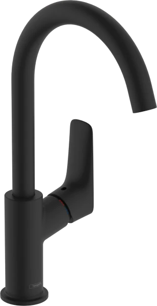 Hansgrohe Logis 210 mitigeur de lavabo avec draaibare uitloop sans vidage - noir mat