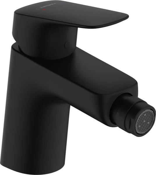 Hansgrohe Logis 70 mitigeur de bidet avec vidage - noir mat