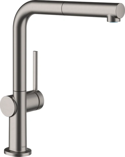 Hansgrohe M54 270 mitigeur cuisine avec douchette extractible 1jet - noir chromé brossé