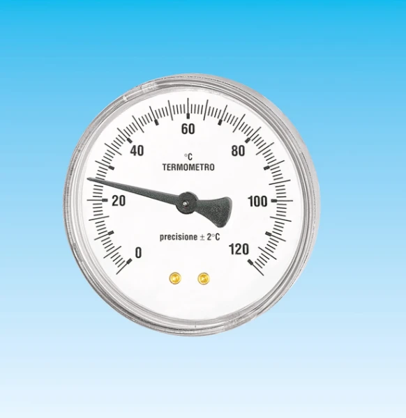 Watts Bimetaal Thermometer/axiaal FR 801 63/50-A-1/2"-0/120C