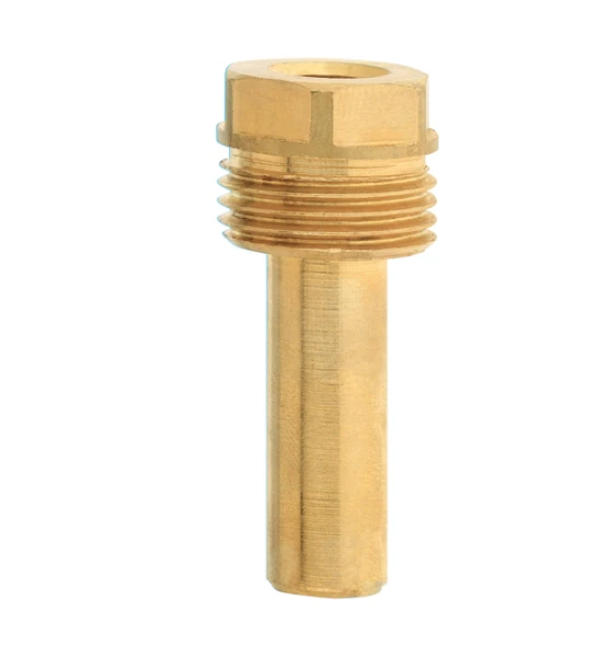 WATTS Brass pockets for TB Thermometers 1/2" L50