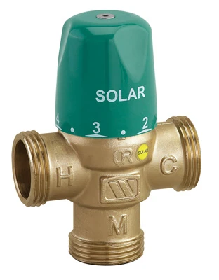 Watts Thermostatische mengkraan MMV 1" SOLAR - Messing